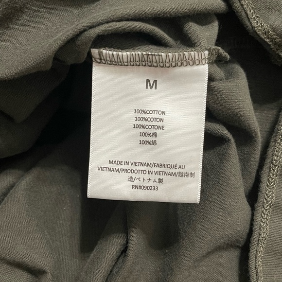 EUC Men’s Size Medium Fear Of God Oversized Long-sleeve Cotton Tee In Off Black - Picture 10 of 13